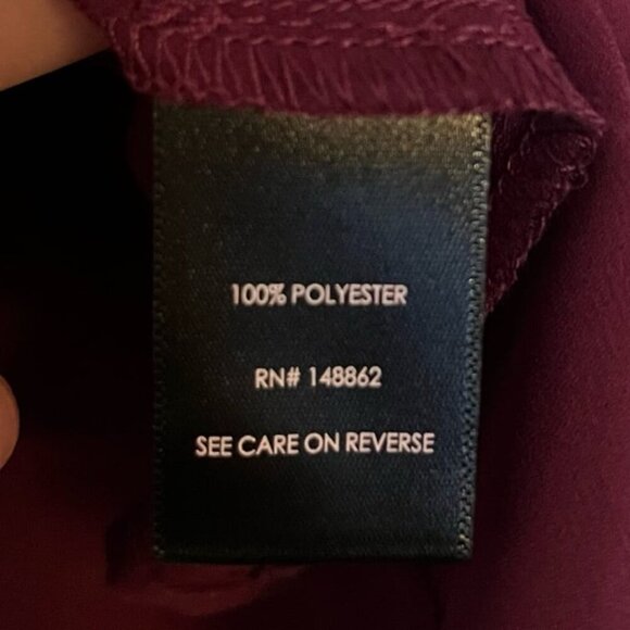 Torrid Size 2xl Purple Georgette Cowl Neck Short Sleeve Blouse NWT - Picture 7 of 7